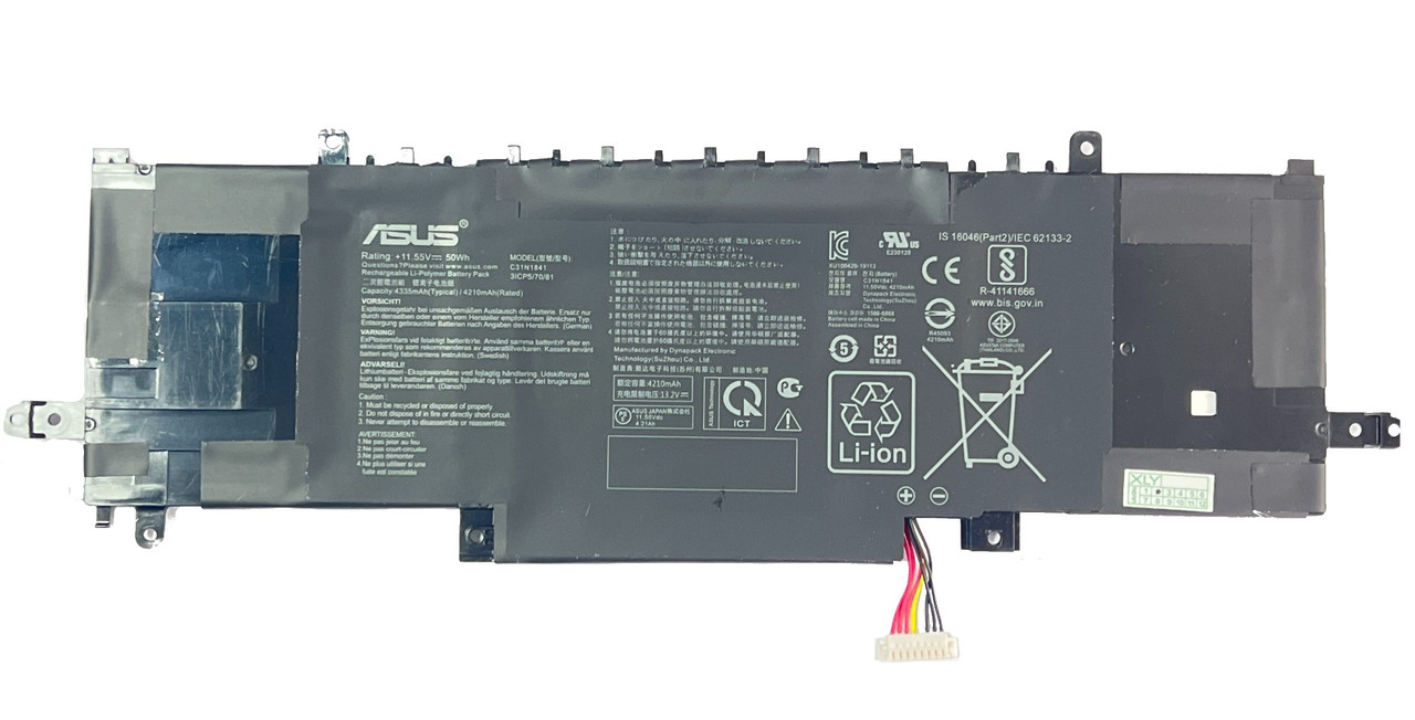 Аккумулятор для ноутбука ASUS ZenBook 14 UM433DA UX434FLC ZenBook Flip 14 UX463F C31N1841 11.55V 50Wh 4210mAh