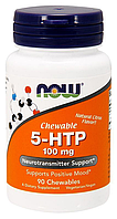 5-HTP 100 mg, 90 chewables, NOW Citrus