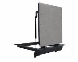 Люк напольный "Стелс утепленный", петли 1800 мм, под плитку