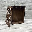 Декоративный деревянный ящик. Размер: 34.5 см*26 см*9 см, фото 3