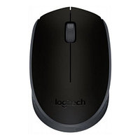 Мышь беспроводная Logitech M171 Black (черная, оптическая, 1000dpi, 2.4 GHz-USB-ресивер)