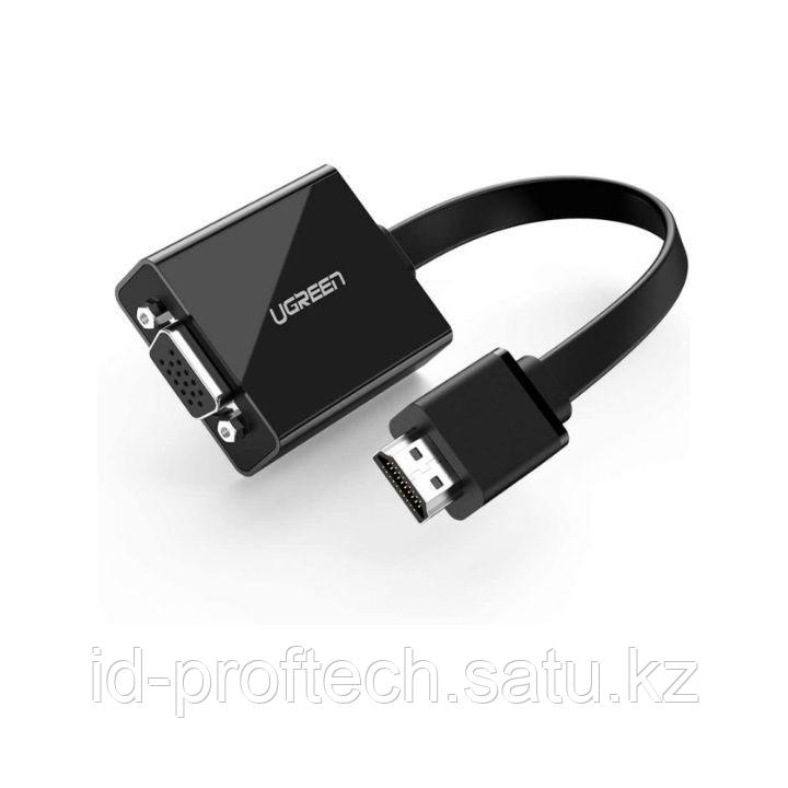 Конвертер UGREEN MM103 HDMI to VGA, 25cm , 40248, Black - фото 1 - id-p111213115