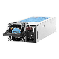 HPE 500W Flex Slot Platinum Hot Plug Power Supply Kit серверный блок питания (720478-B21)