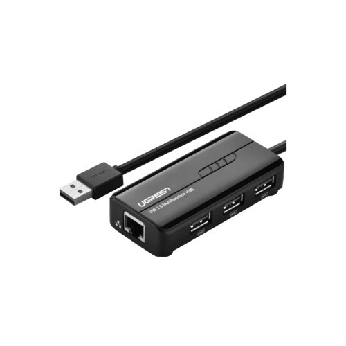 UGREEN Конвертер USB 2.0 на LAN RJ-45 0.2m кабель интерфейсный (20264) - фото 1 - id-p111218691