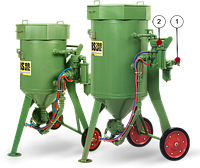 Аппараты абразивоструйные с дистанционным управлением DBS-100 RCS / DBS-200 RCS