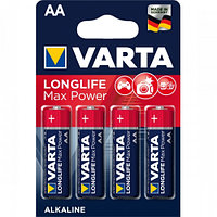VARTA LONGLIFE MAX POWER (MAX TECH) LR6 AA BL4 Alkaline 1.5V батарейка (4706101404)
