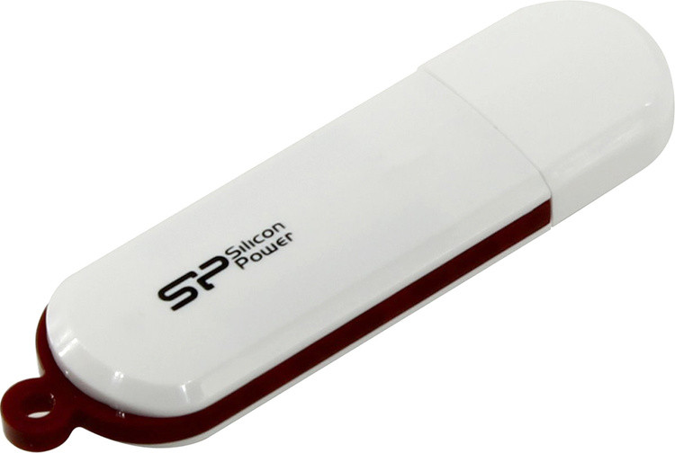 USB Flash карта Silicon Power LuxMini 320 SP064GBUF2320V1W 64Gb белый