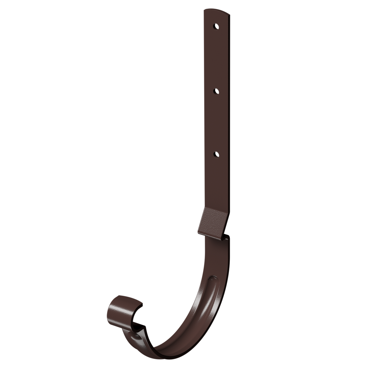 Döcke STAL PREMIUM Карнизный крюк длинный 300 мм D125 (Шоколад 8019)