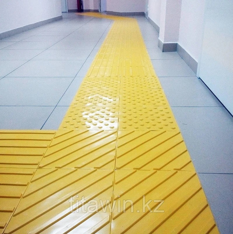 Тактильная плитка резиновая 300х300 поворот - купить по лучшей цене в ...