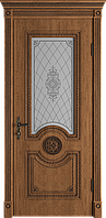 Межкомнатная дверь ВФД Грета Мёд, Полотно остекленное (ПО), 2000мм×600мм