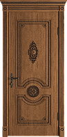 Межкомнатная дверь ВФД Грета Мёд, Полотно глухое (ПГ), 2000мм×600мм