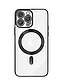 Чехол J-Case для iPhone 13/14, силиконовый прозрачный, совмест. с MagSafe, премиум, фото 3