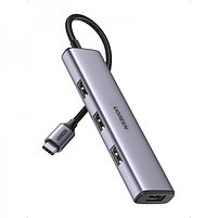 USB-C 3.0 HUB 4 port, 0.15m CM473 (20841) UGREEN, фото 2