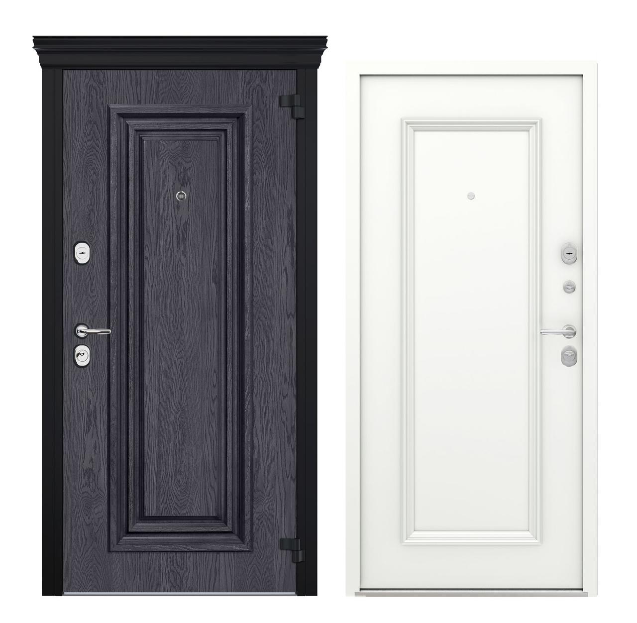 Входные металлические двери модель 1701 графит h2200 - фото 2 - id-p111241849