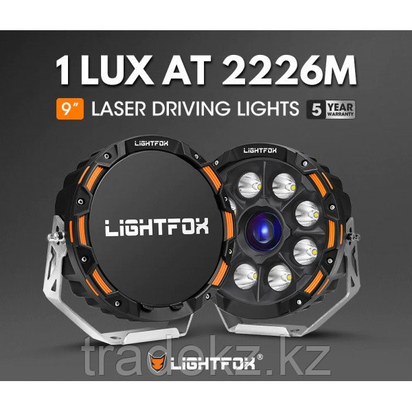 Фары дополнительного света LightFox LF-DL-9LAS*2(пара) - фото 1 - id-p111242334