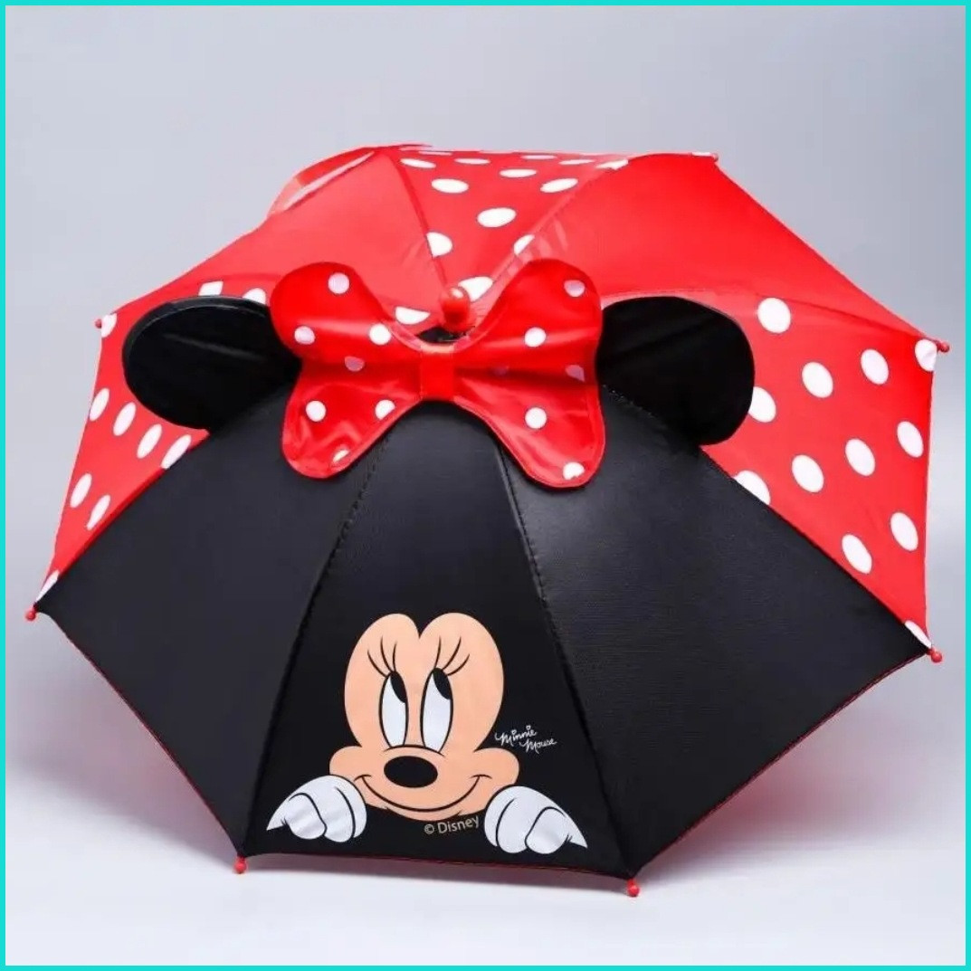 Зонт детский "Минни Маус" (Disney) С ушками - фото 1 - id-p111242506