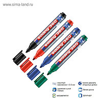Набор маркеров для доски EDDING E-360/4S, 1.5 - 3.0 мм, 4 цвета