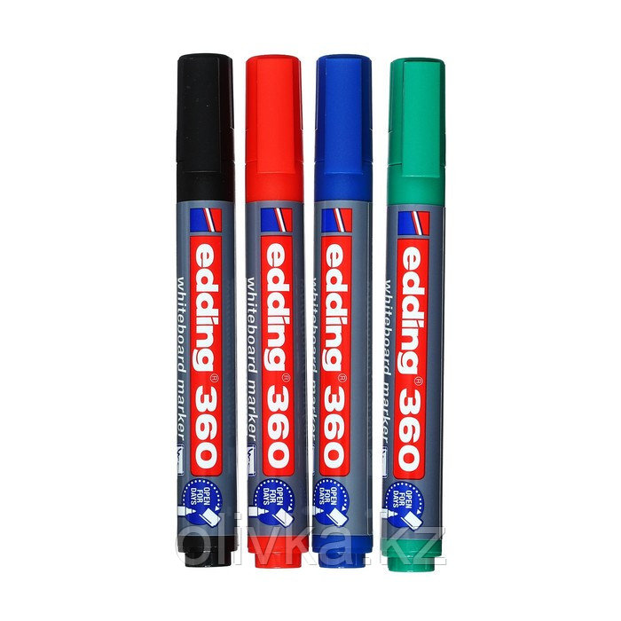 Набор маркеров для доски EDDING E-360/4S, 1.5 - 3.0 мм, 4 цвета - фото 3 - id-p110913569