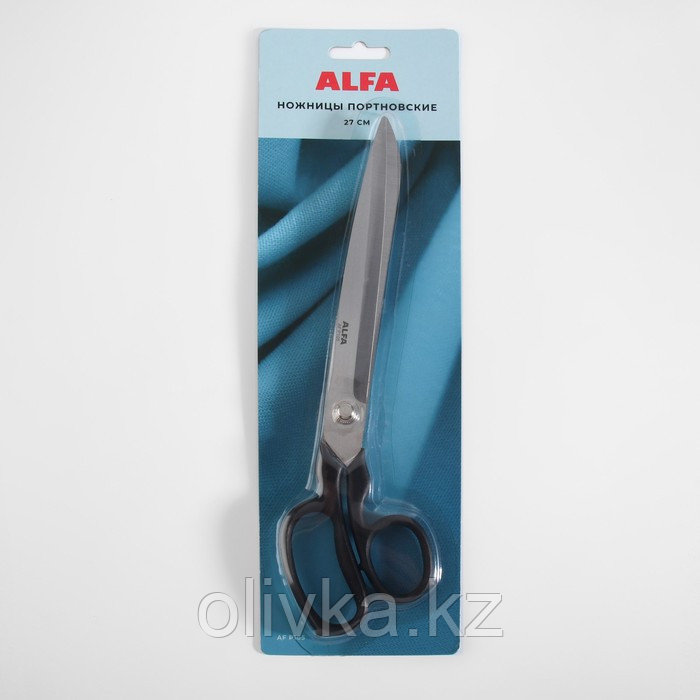Ножницы портновские, с увеличенным углом наклона, 27 см, цвет чёрный - фото 2 - id-p110913327