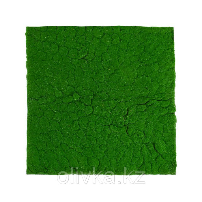 Мох искусственный, декоративный, полотно 1 × 1 м, рельефный, камни, зелёный на чёрном - фото 4 - id-p110924089