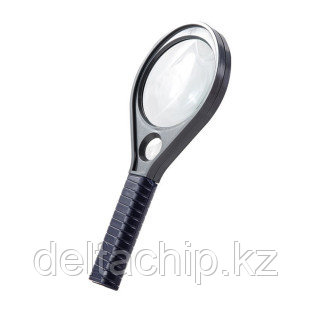 Лупа просмотровая Deli, диаметр 70 мм, увеличение 2,2+5