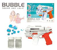 999S-24 Пистолет мыльные пузыри 2 банночки Bubble gun 21*15см