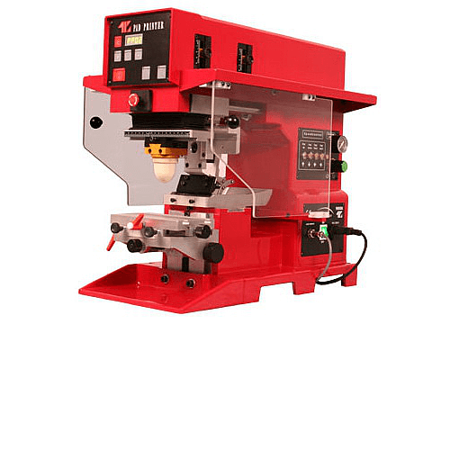 1-красочный настольный тампонный станок с боковым перемещением красочной системы TIC-166SC