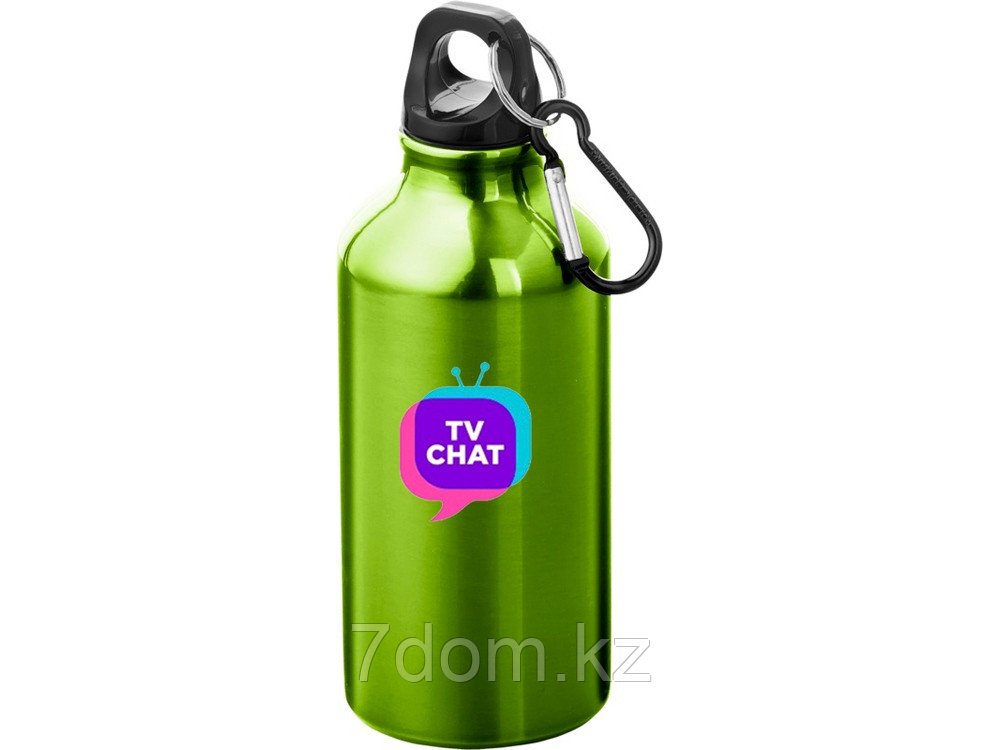Бутылка Oregon с карабином 400мл, зеленое яблоко, фото 1