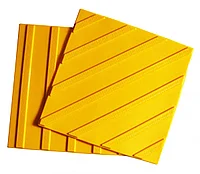 Тактильная плитка ПВХ 500х500 поворот