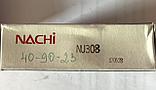 +NU308, 32308 Однорядный роликоподшипник, размеры 40*90*23, NACHI JAPAN, фото 3