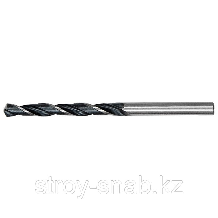 Сверло по металлу, 10 мм, быстрорежущая сталь, 5 шт. цилиндрический хвостовик// Сибртех - фото 1 - id-p111245436