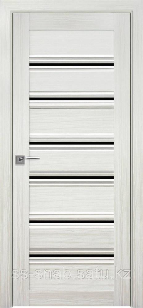 Полотно НОВЫЙ СТИЛЬ дверное МДФ Итальяно Венеция С1 9perB-BLK (2000x900x40 мм) жемчуг белый - фото 1 - id-p111246445