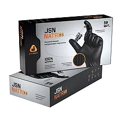 Перчатки JetaPro JSN NATRIX размер L чёрные малярные нитриловые 25 пар