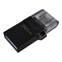 USB Флеш 128GB 3.0 Kingston OTG DTDUO3G2/128GB черный