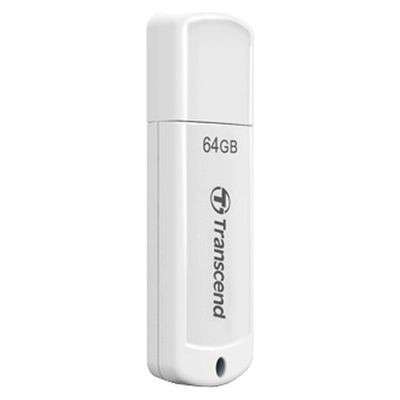 USB Флеш 64GB 2.0 Transcend TS64GJF370 белый - фото 1 - id-p111260319