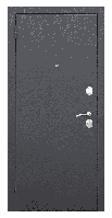 Дверь металлическая Гарда Муар Лиственница мокко Царга (860мм) левая