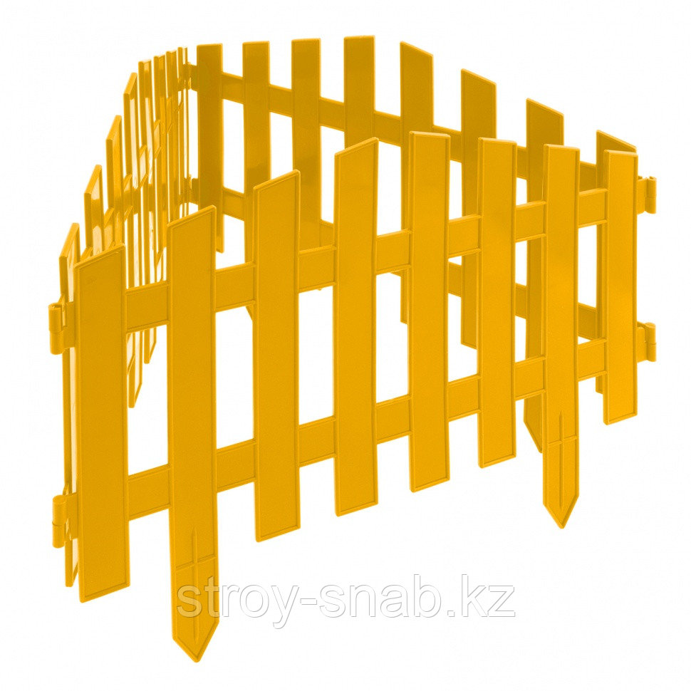 Забор декоративный "Марокко", 28х300 см, желтый, Россия// Palisad - фото 1 - id-p111247927