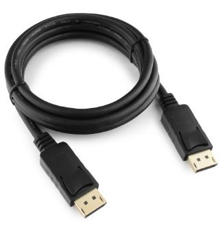 Кабель DisplayPort Cablexpert CC-DP3-2M, v1.3, 2м, 20M/20M, черный, экран, пакет черный - фото 1 - id-p111260580