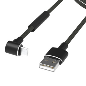 Кабель Ritmix RCC-413 MicroUSB-USB 2 A Gaming черный - фото 1 - id-p111260626
