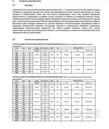 Счетчик турбинный IM-TM AL G100 DN80 , производства Италия, Pietro Fiorentini, фото 3