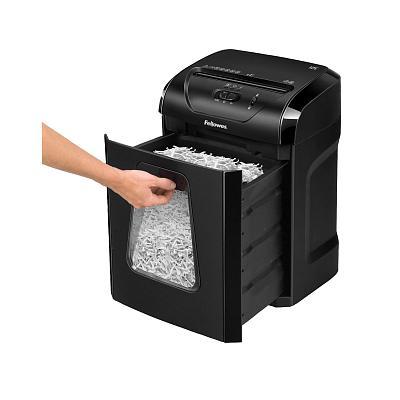 Шредер Fellowes® Powershred® 12C, DIN P-4, 4х40мм, 12лст., 18лтр., Safety Lock - фото 1 - id-p111261694