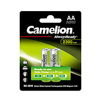 Аккумулятор CAMELION AlwaysReady Rechargeable Ni-MH NH-AA2300ARBP2 2 шт. в блистере