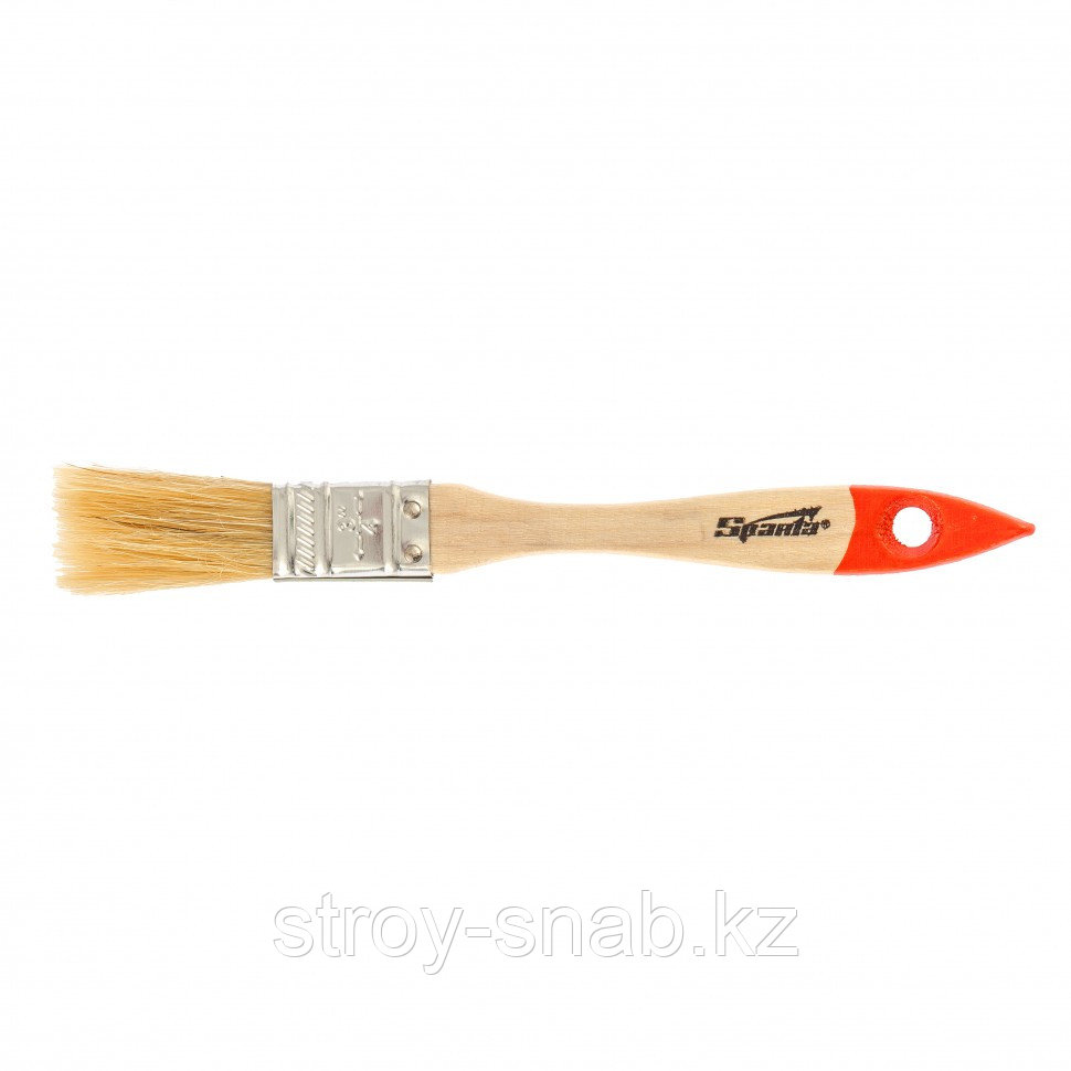 Кисть плоская Slimline 3/4" (20 мм), натуральная щетина, деревянная ручка// Sparta - фото 1 - id-p111249335