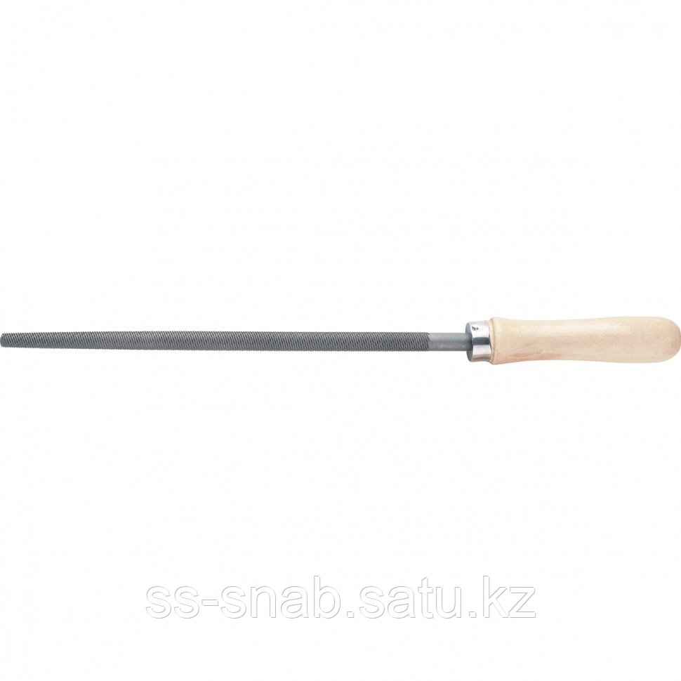 Напильник круглый, 200 мм, деревянная ручка Сибртех Новинка - фото 1 - id-p111256695