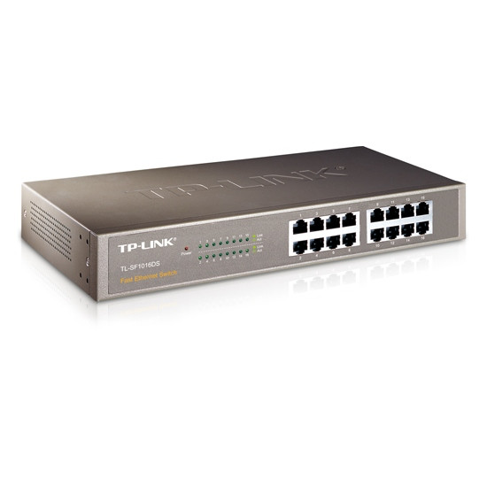 Коммутатор TP-Link TL-SF1016DS - фото 1 - id-p111263966