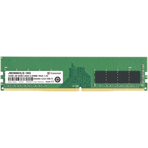 Память оперативная DDR4 Desktop Transcend JM2666HLE-16G - фото 1 - id-p111261214