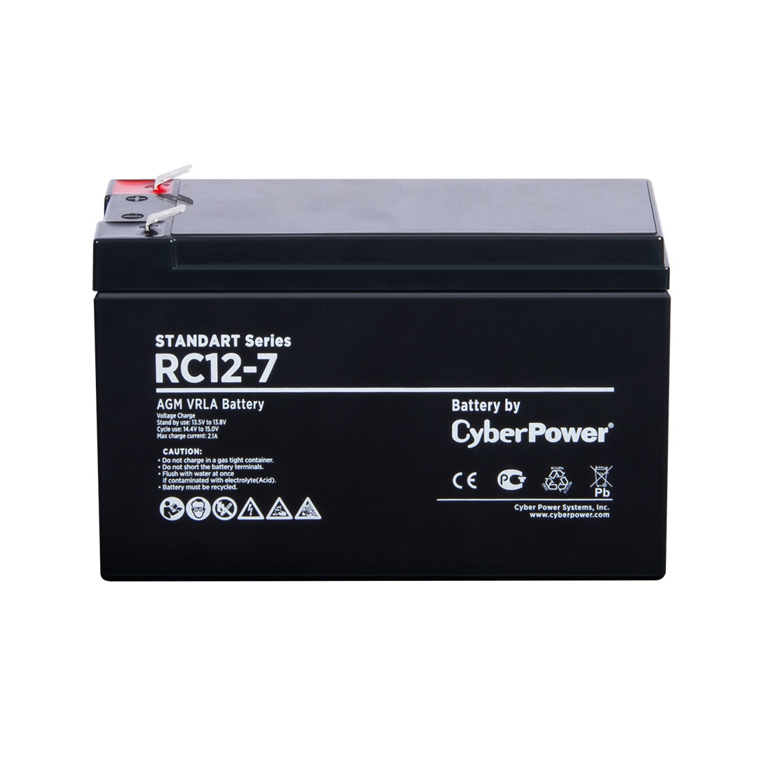 Аккумуляторная батарея CyberPower RC12-7 12В 7 Ач - фото 2 - id-p111270490