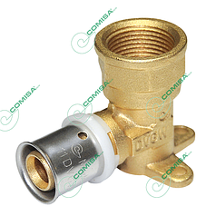 Угольник с креплением пресс Comisa 20*1/2" (H.52MM)