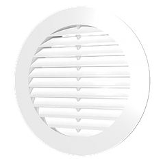 Решетка вентиляционная круглая ЭРА 10РК D136 фланец D100
