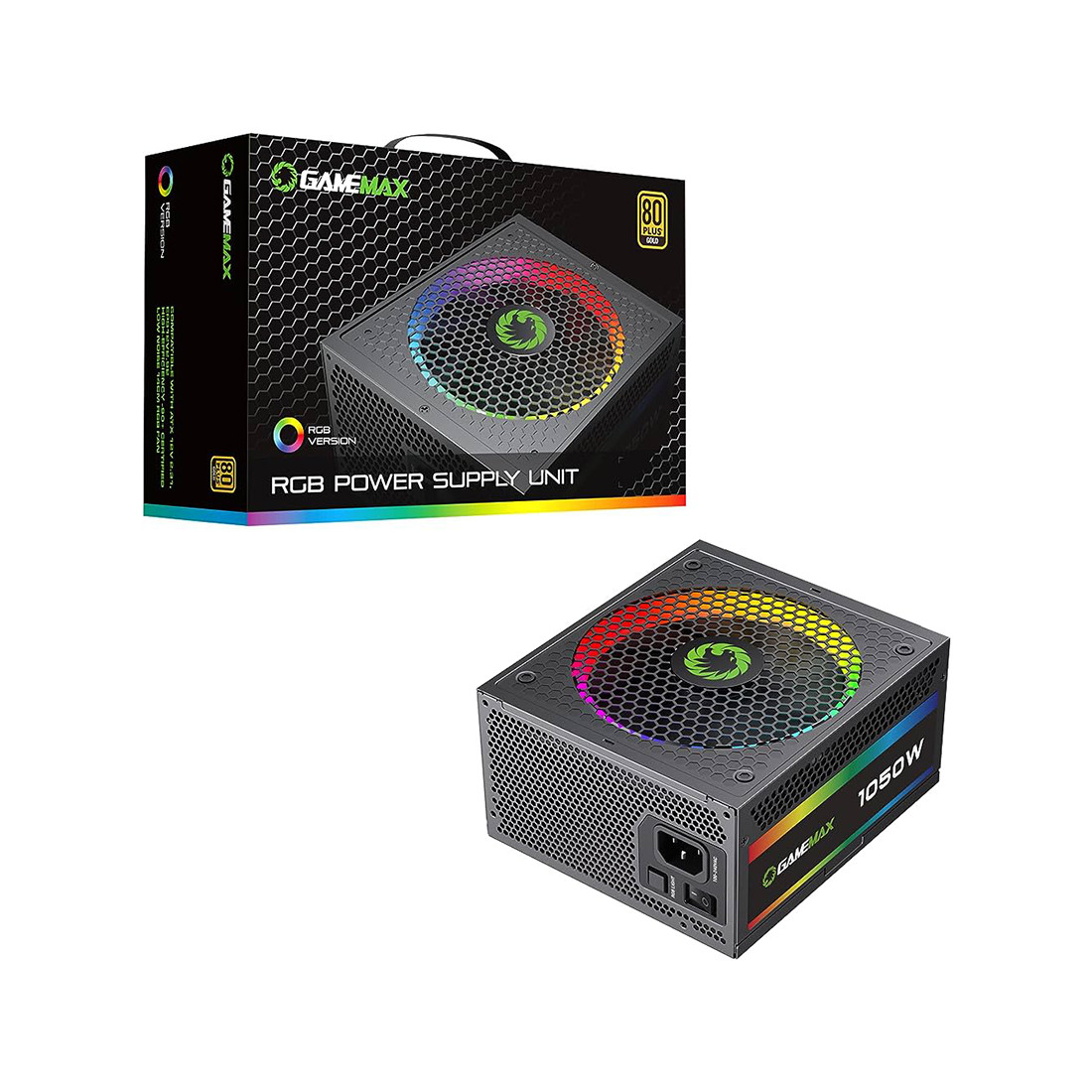 Блок питания Gamemax RGB1050 PRO 5.0 ATX3.0 Gold - фото 3 - id-p111273717